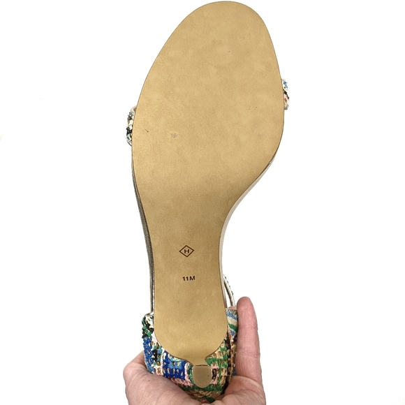 New Halogen Multicolor Crochet Detail High Heels - Picture 6 of 7